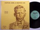 CHARLIE PATTON HENRY SIMS BERTHA LEE Delta Blues HERWIN LP NM blues album 33RPM