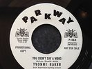 Northern Classic - You Didn't Say A Word - Yvonne Baker - Parkway - White Demo