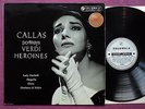 SAX 2293 b/s UK orig. MARIA CALLAS portrays Verdi Heroines, RESCIGNO, PO, NM