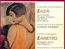 ?? 2 OPERN ? Ruggero Leoncavallo ? ZAZA ? Pietro Mascagni ? ZANETTO