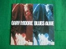 GARY MOORE - blues alive 2 lps , THIN LIZZY , 1993 korea vinyl lp , EX+ / NM+