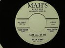 northern soul BILLY KENT AND THE ANDANTES Take All of Me MAH'S DJ M- listen