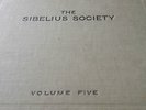 THE SIBELIUS SOCIETY VOLUME FIVE HMV DB3357-3356