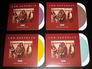 LED ZEPPELIN BBC Sessions 4LP SET OOP 1st Pressing PURPLE GRAY YELLOW & BLUE New