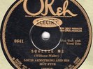 Okeh 8641 LOUIS ARMSTRONG HOT FIVE Squeeze Me/TWO DEUCES 1928 78 rpm E
