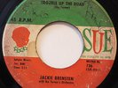 JACKIE BRENSTEIN-TROUBLE UP THE ROAD /YOU AIN'T THE ONE-R&B NEW BREED 45 on SUE