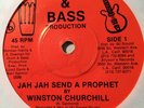 WINSTON CHURCHILL / MAJOR LEE - jah jah send a prophet - DRUM & BASS 45 M-//