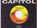 Beatles 45 She Loves You 1963 Billboard # 1 Strong VG++ Canada Capitol 72125