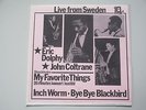 JOHN COLTRANE-LIVE FROM SWEDEN-ERIC DOLPHY-VINYL LP RECORDS-