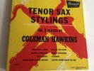 Coleman Hawkins 45 EP X 4 Box Tenor Sax Stylings Vol.1