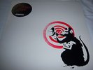 Banksy Limited Edition White Red Radar Rat rare (Dirty Funker) Sleeve Art