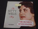 THE KITTY WELLS STORY vinyl LP-2 DISCS-IT WASN'T GOD WHO MADE HONKY TONK ANGELS