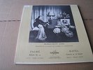 MARGUERITE LONG FAURE BALLADE RAVEL CONCERTO COLUMBIA FCX 169 BAGUETTE FRANCE LP