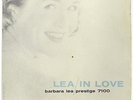 RARE original BARBARA LEA Lea In Love dg PRESTIGE jazz LP W. 50th St 1957