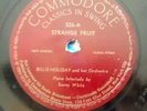 Strange Fruit Billie Holiday Commodore 526 78rpm