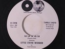 STEVIE WONDER & CLARENCE PAUL: La La La La La / Little Water Boy 45 (dj, wol) r