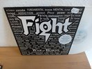 FIGHT LP - WAR OF WORDS / JUDAS PRIEST ROB HALFORD 1993 - MINT TOP RAR