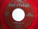 THE EARLS 45 Whoever You Are NEAR MINT Doo Wop UNRELEASED Red Vinyl ROME w2457