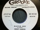 rare r&b popcorn 45 Emmett Hobson on Groove CLEAN