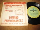 ROY ORBISON BOB MOORE JERRY BYRD Monument Promo 6 Songs EP  33 RPM