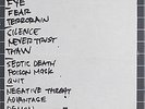 Septic Death setlist Pushead Pus Head Rorschach die Kreuzen Infest kbd hardcore