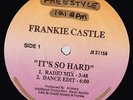 FRANKIE CASTLE-IT'S SO HARD/AVALANCHE RECORDS NY FREESTYLE 12