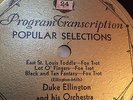 HOT JAZZ DUKE ELLINGTON 33 1/3 VICTOR transcription SUPER CLEAN & RARE 16007 E+