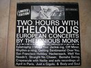 VERY RARE   THELONIOUS MONK   2 hrs w/ European Concerts   RIVERSIDE Stereo Vers