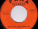 CLANCY ECCLES/SKINHEAD REGGAE/PAMA 45/WHAT WILL YOU MAMA SAY - DARLING DON'T EX+