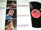 ELGAR CELLO CONCERTO - JACQELINE DU PRE, RARE 1ST PRESS ED1 RED SEMI ASD 655,EX+