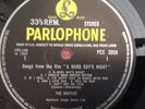 BEATLES HARD DAYS NIGHT YELLOW BLACK STEREO PCS 3058  GRAMOPHONE CO RIM