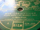 78 trs-rpm-La mome EDITH PIAF - Mon legionnaire - POLYDOR 524.299