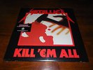 Kill 'Em All LP by Metallica Vinyl Apr-2008 Half Speed Master Record New Sealed