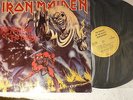 IRON MAIDEN - THE NUMBER OF THE BEAST LP RARE INDIAN COPY  EX/EX  FREE SHIPPING