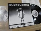 ECONOCHRIST trained to serve ORIGINAL LP + INNER + STICKER hc punk NM-