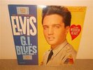 Elvis Presley . G.I. Blues . Rare Wooden Heart Sticker . First Pressing . LP
