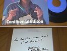 RARE French SP 45t PROMO (7') JOHNNY HALLYDAY (Continental Edison 1981)