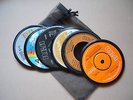 RECORD COASTERS set of 6 DAVID BOWIE rca deram DRINK MATS gift bagged
