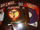 ENFORCER-INTO THE NIGHT,PRIVATE SWEDISH METAL,PURPLE COLOUR,LIMITED,POSTER,PATCH