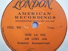 JIM LOWE Rene La Rue UK LONDON DEMO ONE SIDED Rock and Roll