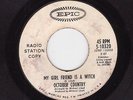October Country My Girl Friend Is A Witch Epic PROMO 45 1968 Psych Garage