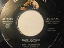 RAY JOHNSON   Blue Congo MOD - POPCORN - CALYPSO - EXOTICA -45 Rare