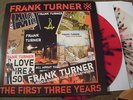 FRANK TURNER - THE FIRST THREE YEARS red clear splatter vinyl Lucero Chuck Ragan