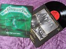 METALLICA lp France Ride the lightning RARE GREEN COVER vg+ Hard Metal Heavy