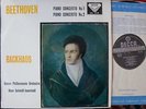 BACKHAUS BEETHOVEN PIANO CONCERTO 1&2 DECCA SXL 2178 WB M-