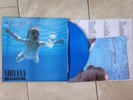 Nirvana Nevermind blaues Vinyl + Poster + Songtext