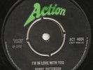 RARE X-Over Northern Soul - BOBBY PATTERSON - I'm in love with you UK ACTION EX