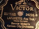 HOT JAZZ 78 rpm BENNIE MOTEN KC Or Lafayette/New Orleans Victor 24216 E-