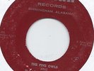 THE FIVE OWLS sing PLEADING TO YOU b/w I LIKE MOONSHINE VULCAN VG 45