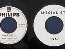 ??  GAINSBOURG & BRIGITTE BARDOT - COMIC STRIP - 45T PROMO PHILIPS HC 8.7.67  ??